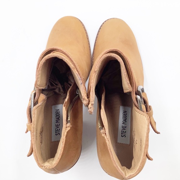 {Steve Madden}Trevur Double Buckle Ankle Boots - Picture 14 of 16